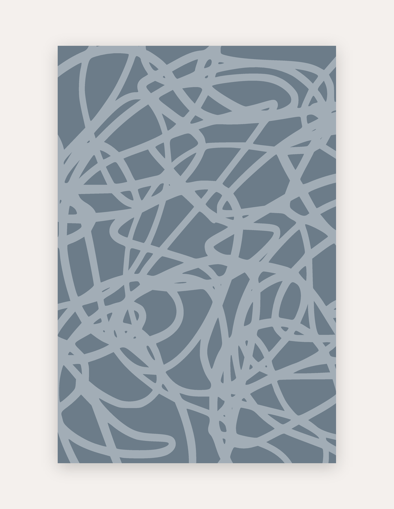 Scribble Hazy mat