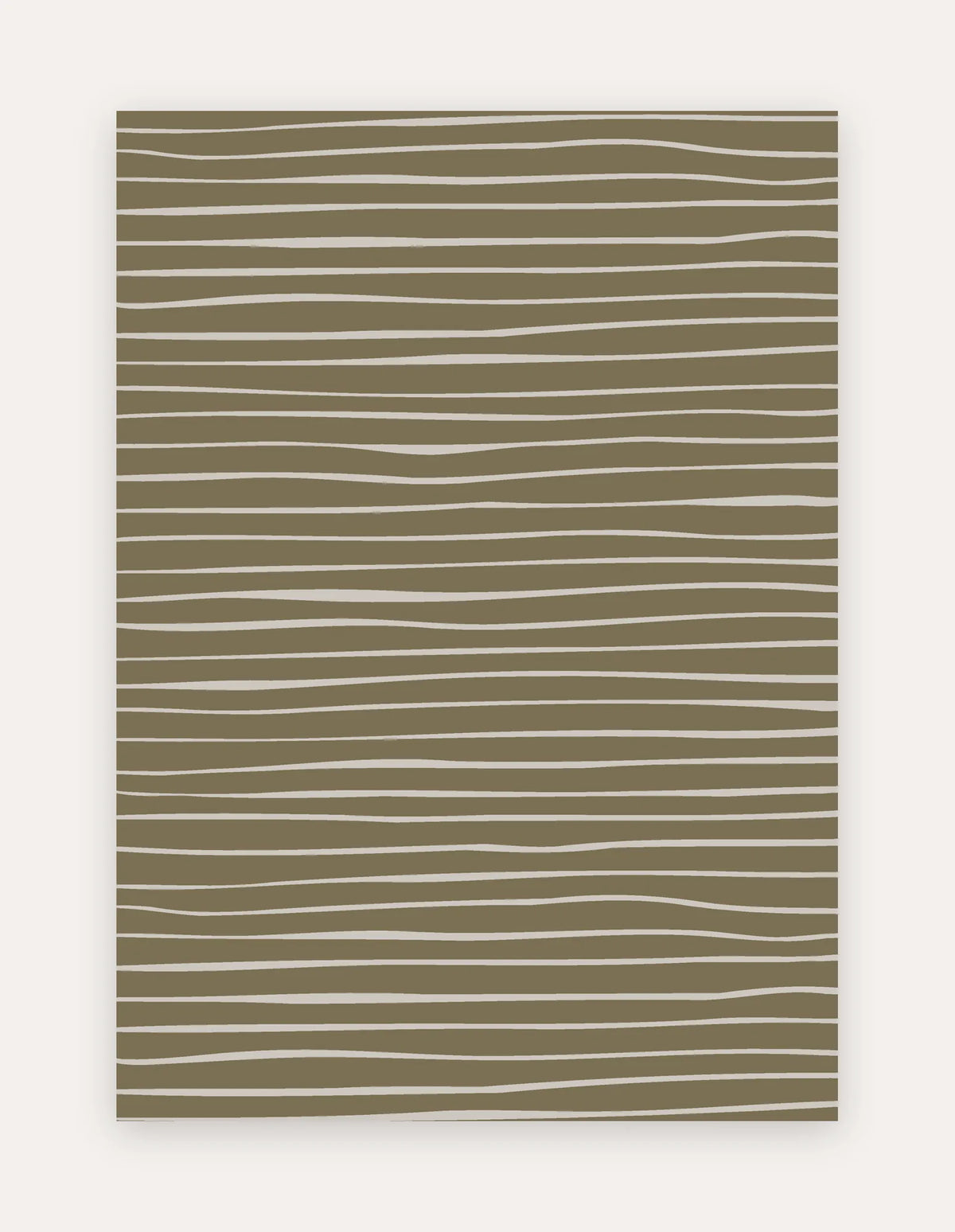 Wavy Olive Oversized Mat