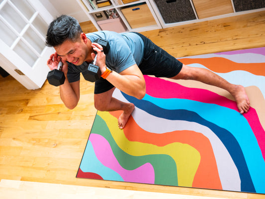 Sand Art Exercise Mat and Play Mat