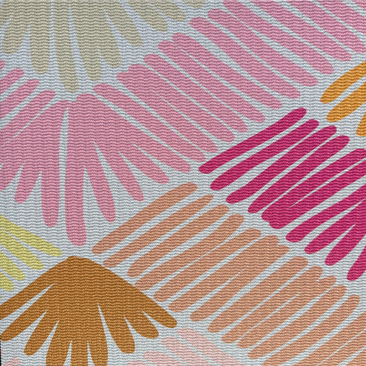 Swankymat Catalina Pink non-toxic eco-friendly exercise mat and play mat closeup design