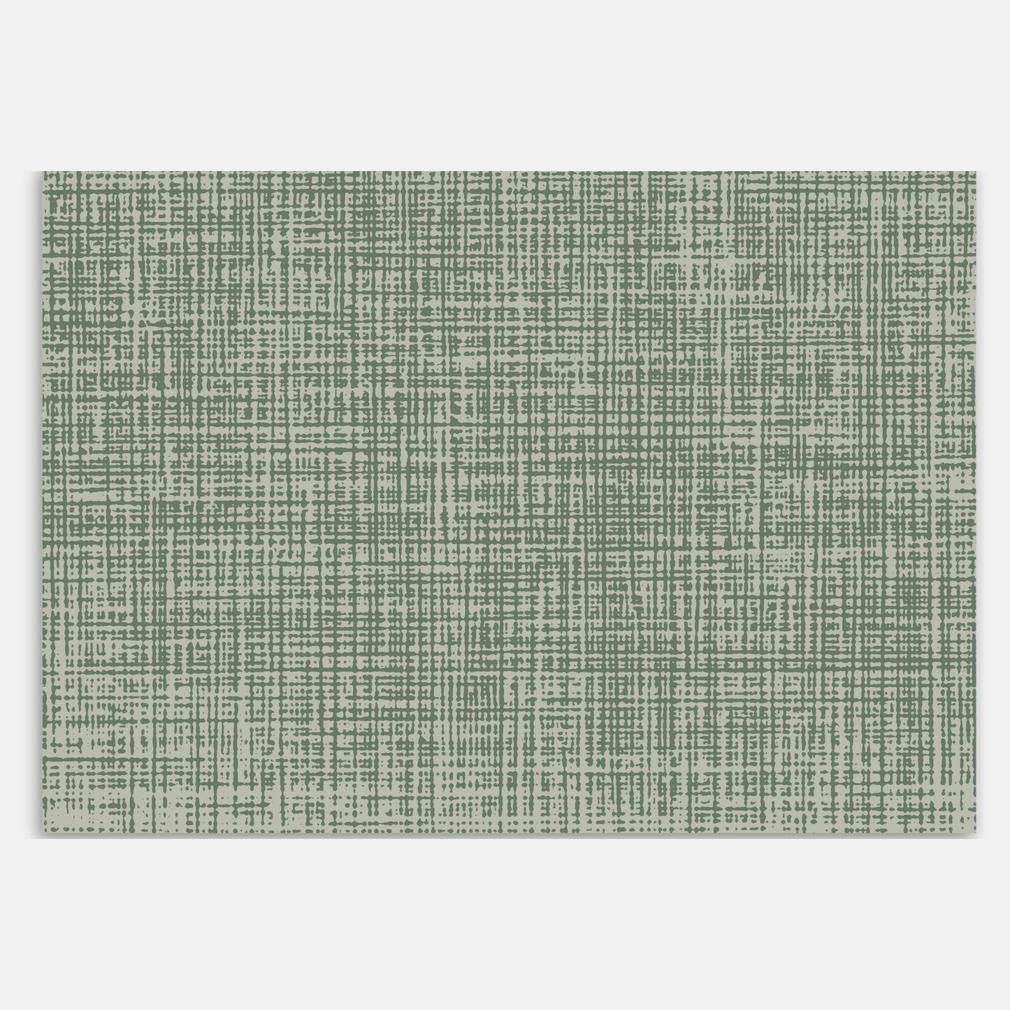 Swankymat green textured non-toxic foam play mat and exercise mat with modern grid pattern.