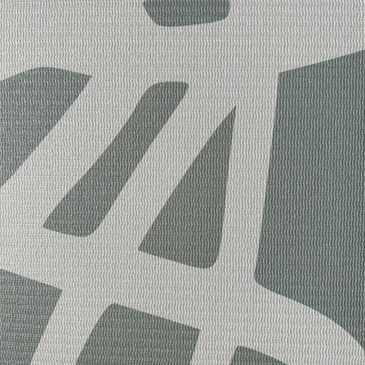 Non-toxic yoga mat and baby play mat in green scribble modern pattern