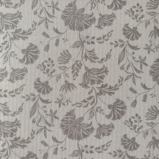 Flora Dune Swankymat — non-toxic exercise, yoga, and play mat in soft dune neutral botanical floral pattern