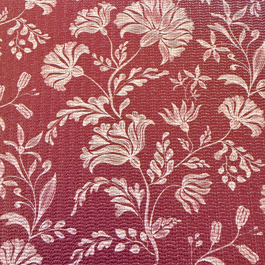 Swankymat Flora Pink non-toxic eco-friendly exercise mat and play mat closeup floral design