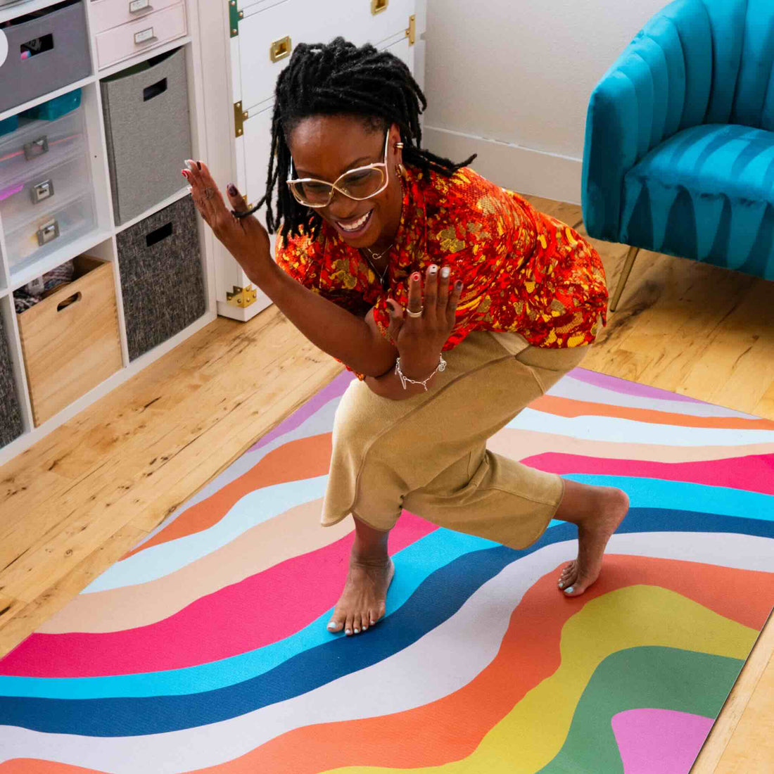 A 30-day wellness reset practiced on a Swankymat Sloane Dust mat in a calm home