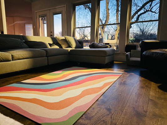 Strength training at home for beginners on a Swankymat Sand Art mat