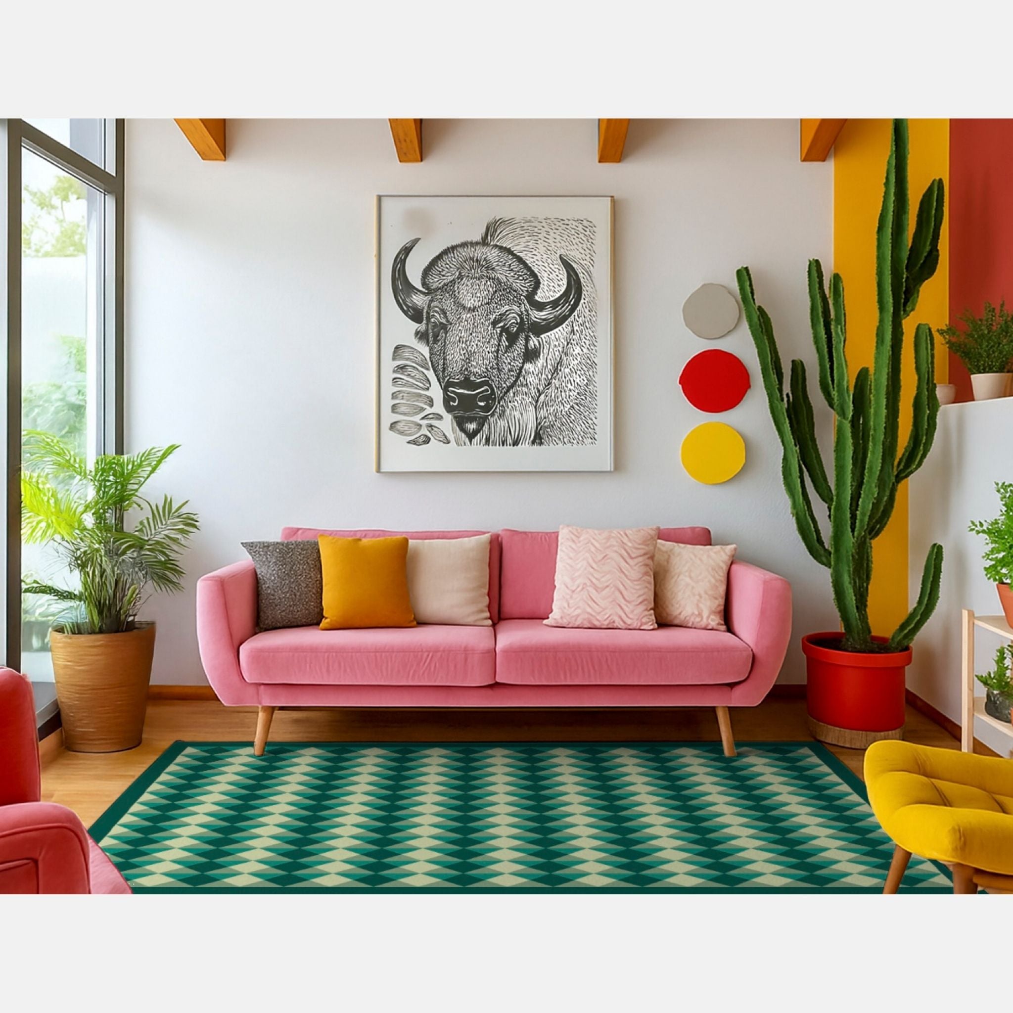 Boho Mats Extra Large Non-Toxic Eco-Friendly Stylish Exercise Mats & Play Mats