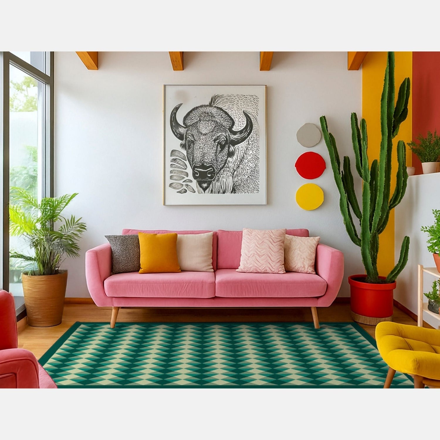 Boho Mats Extra Large Non-Toxic Eco-Friendly Stylish Exercise Mats & Play Mats