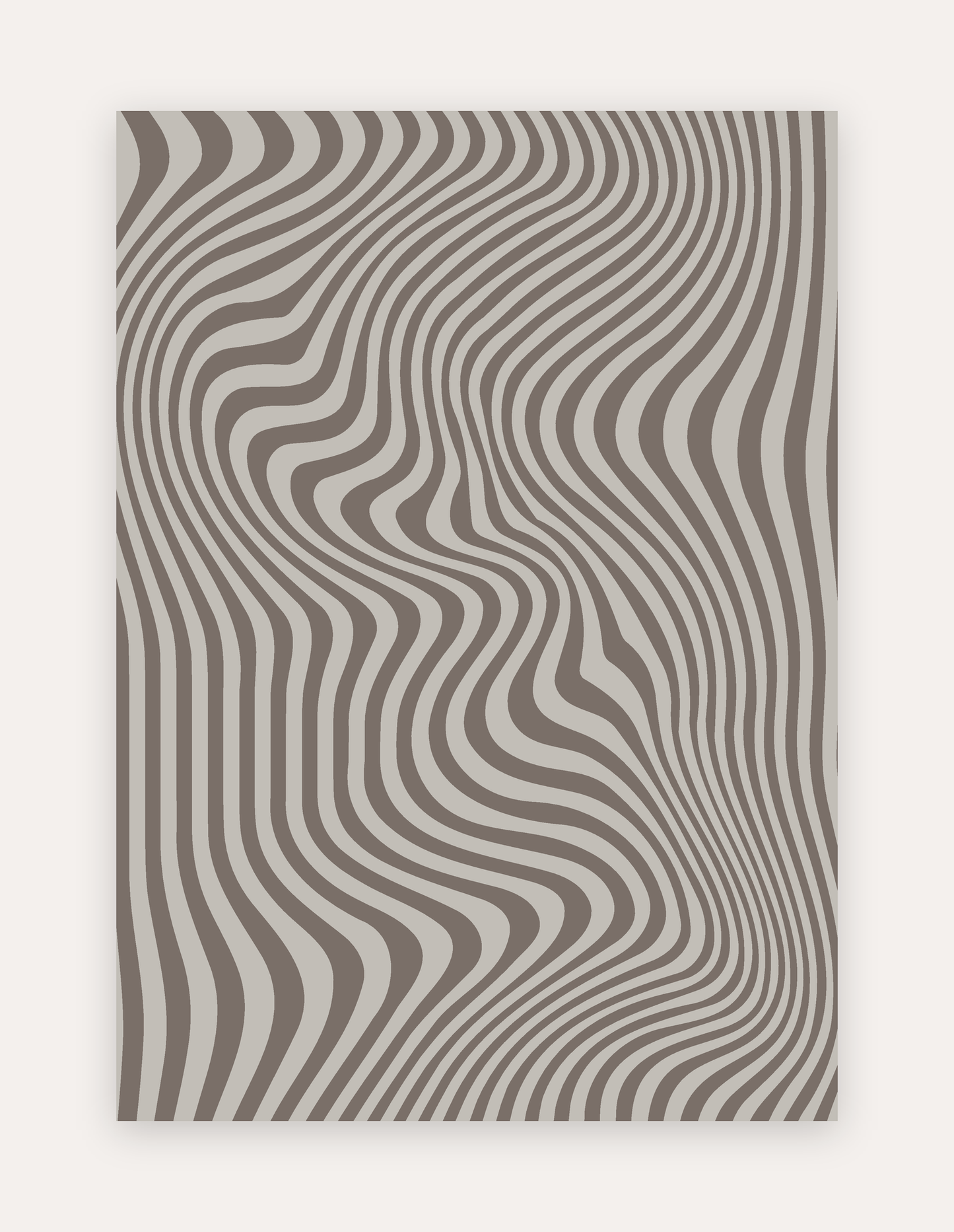 Zibra Dune non-toxic high-density foam exercise and play mat in a 5x7 ft size, sandy dune zebra-stripe pattern