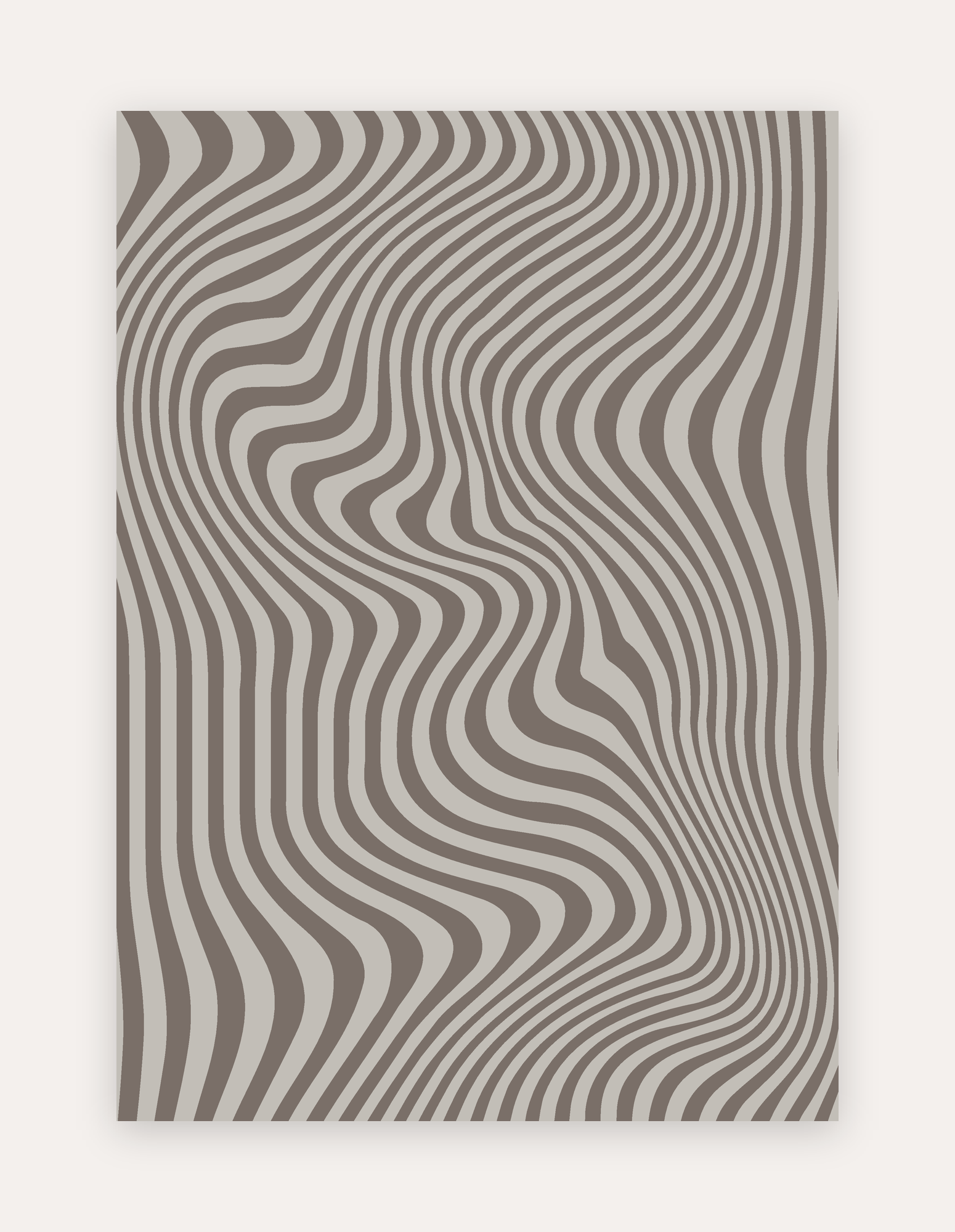 Zibra Dune non-toxic high-density foam exercise and play mat in a 5x7 ft size, sandy dune zebra-stripe pattern