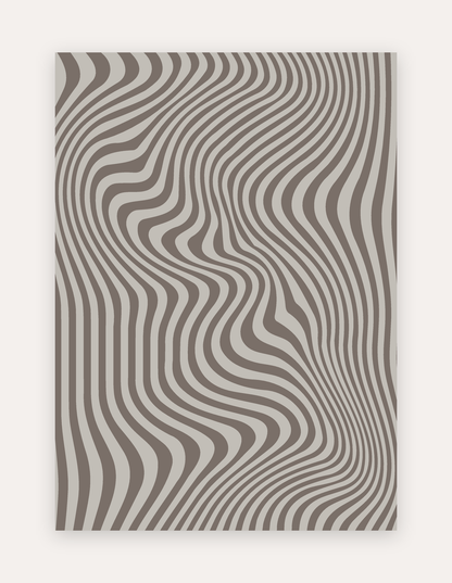 Zibra Dune non-toxic high-density foam exercise and play mat in a 5x7 ft size, sandy dune zebra-stripe pattern