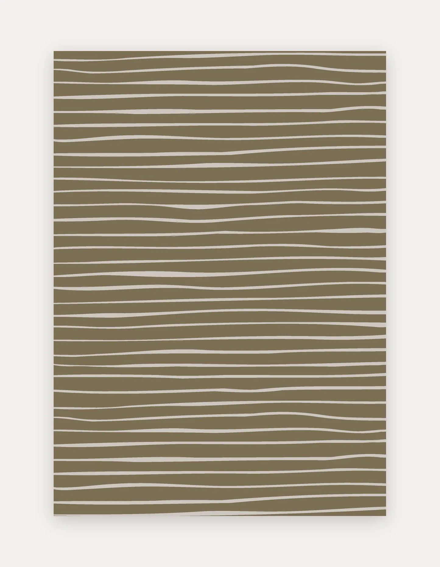 Wavy Olive Oversized Mat