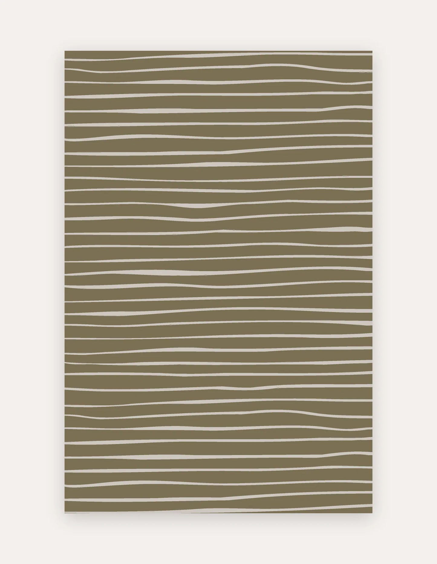 Wavy Olive Oversized Mat