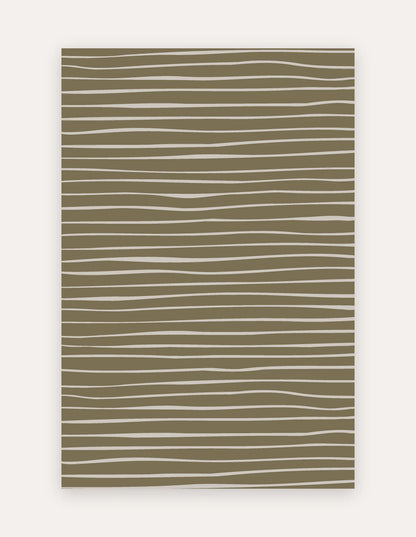 Wavy Olive Oversized Mat