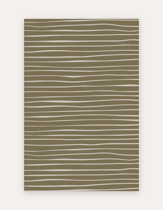 Wavy Olive Oversized Mat