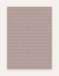Flora Blush non-toxic high-density foam exercise mat in a soft blush-mauve botanical floral, shown in the 5x7 ft size