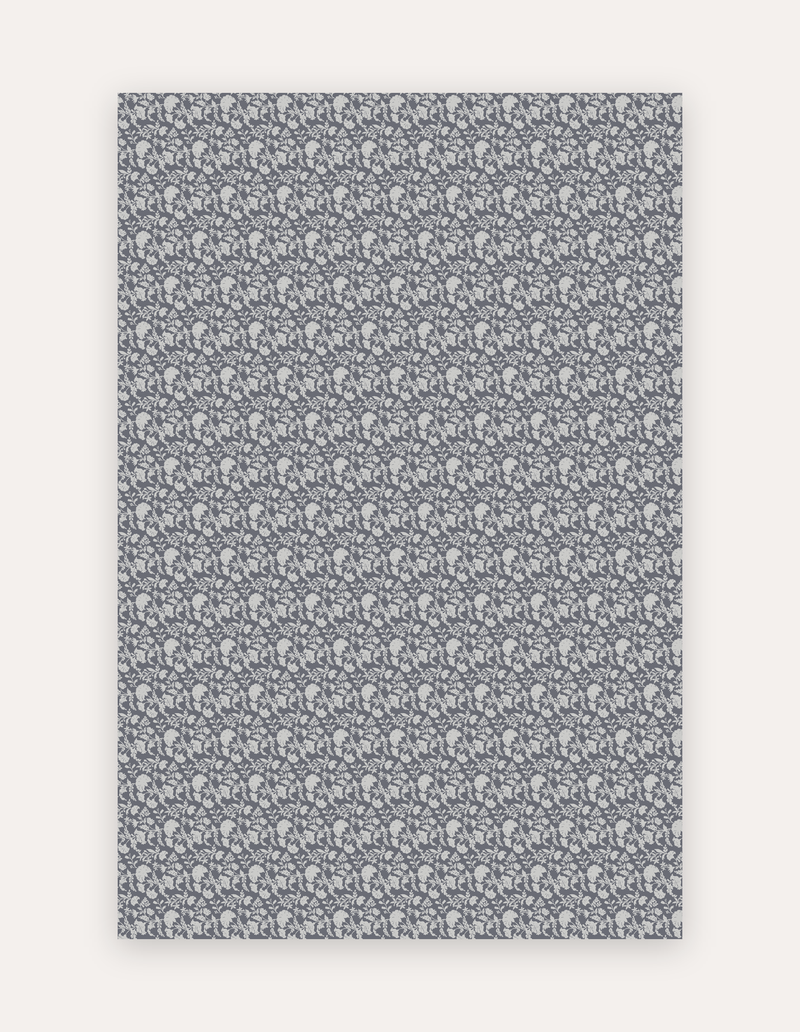 Flora Indigo mat
