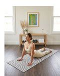 Circa Sandstone Swankymat Studio Mat For Yoga and Pilates — non-toxic exercise, yoga, and play mat in calming sandstone pebble pattern