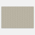 Decorative Floral exercise and play mat neutral with flowers