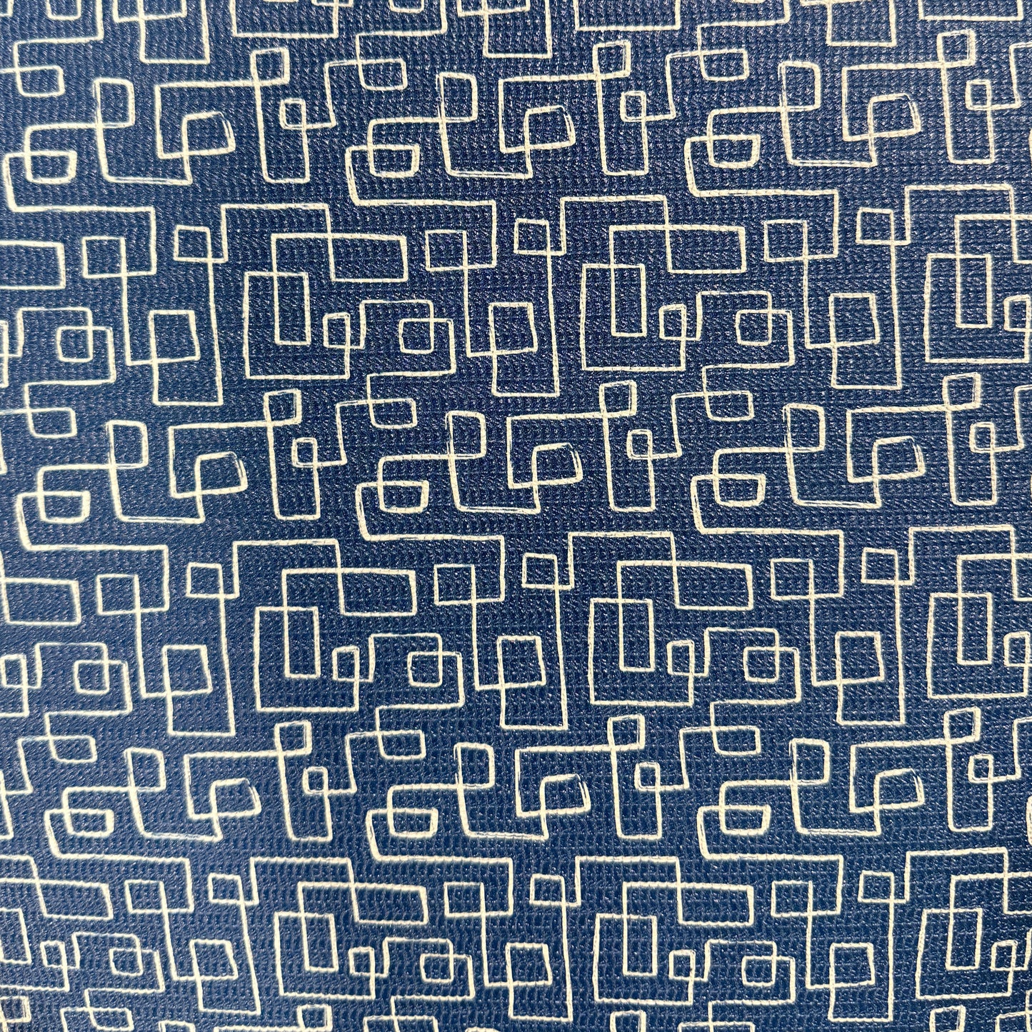 blue and neutral pattern baby play mat and yoga mat