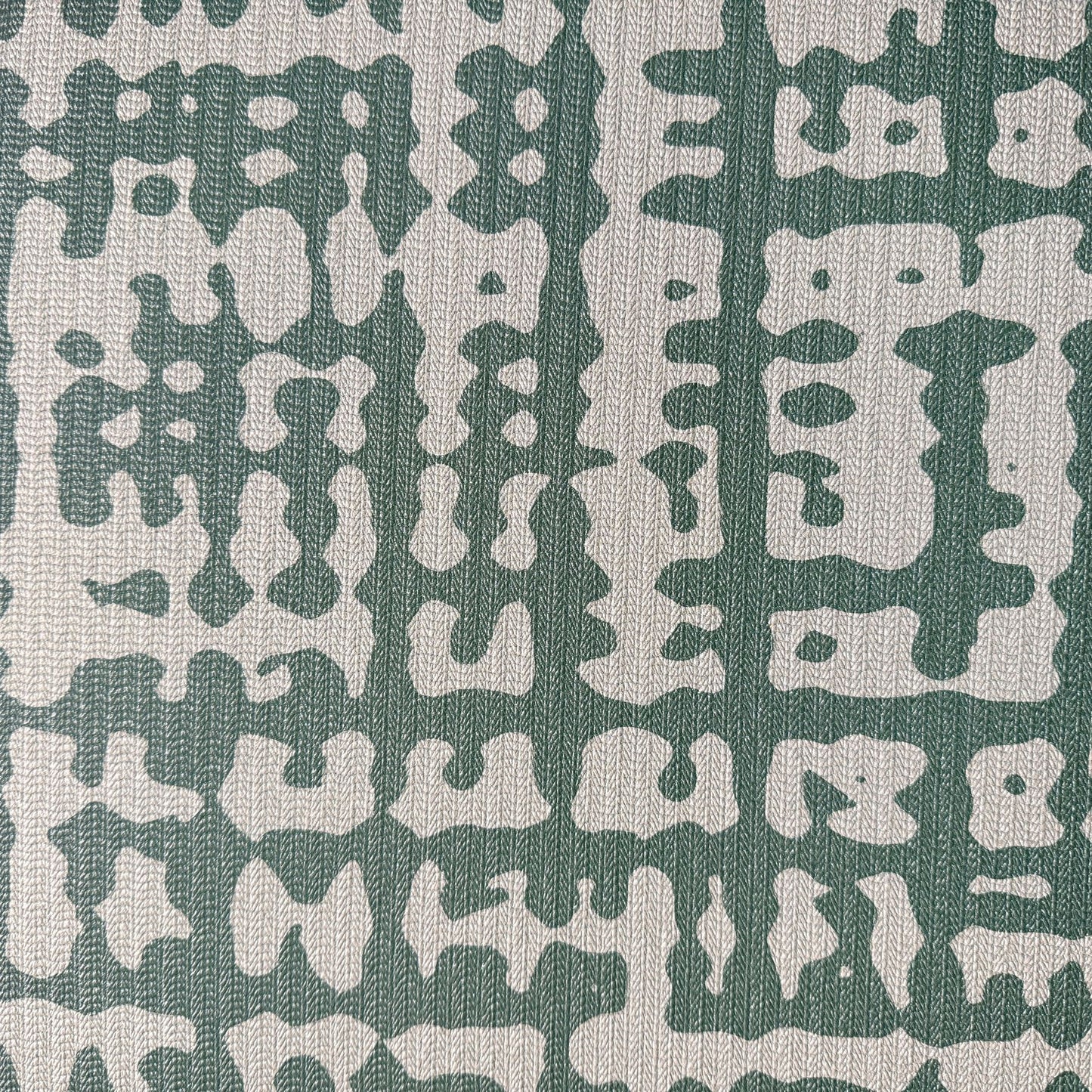 Swankymat green modern textured non-toxic foam baby play mat and exercise mat with modern grid pattern. 