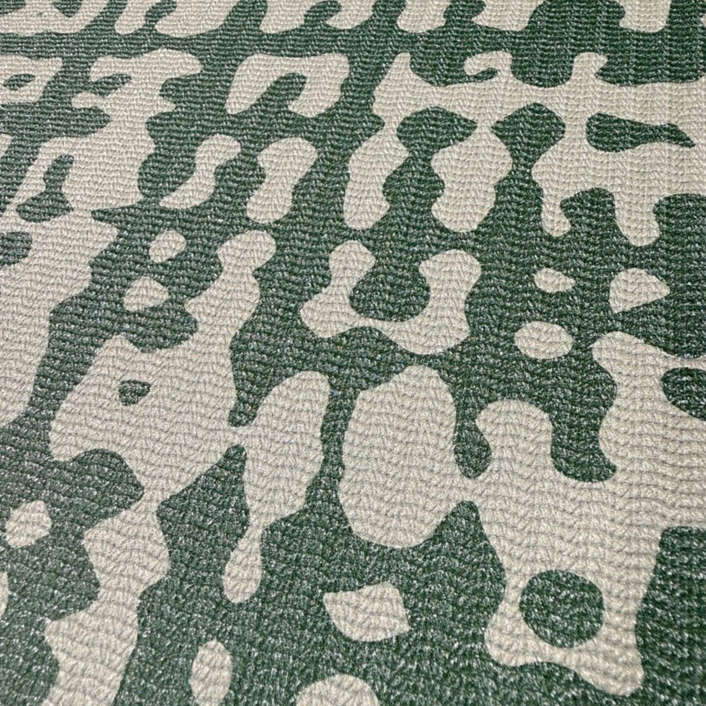 Baby play mat for tummy time and playroom modern green design for yoga and exercise