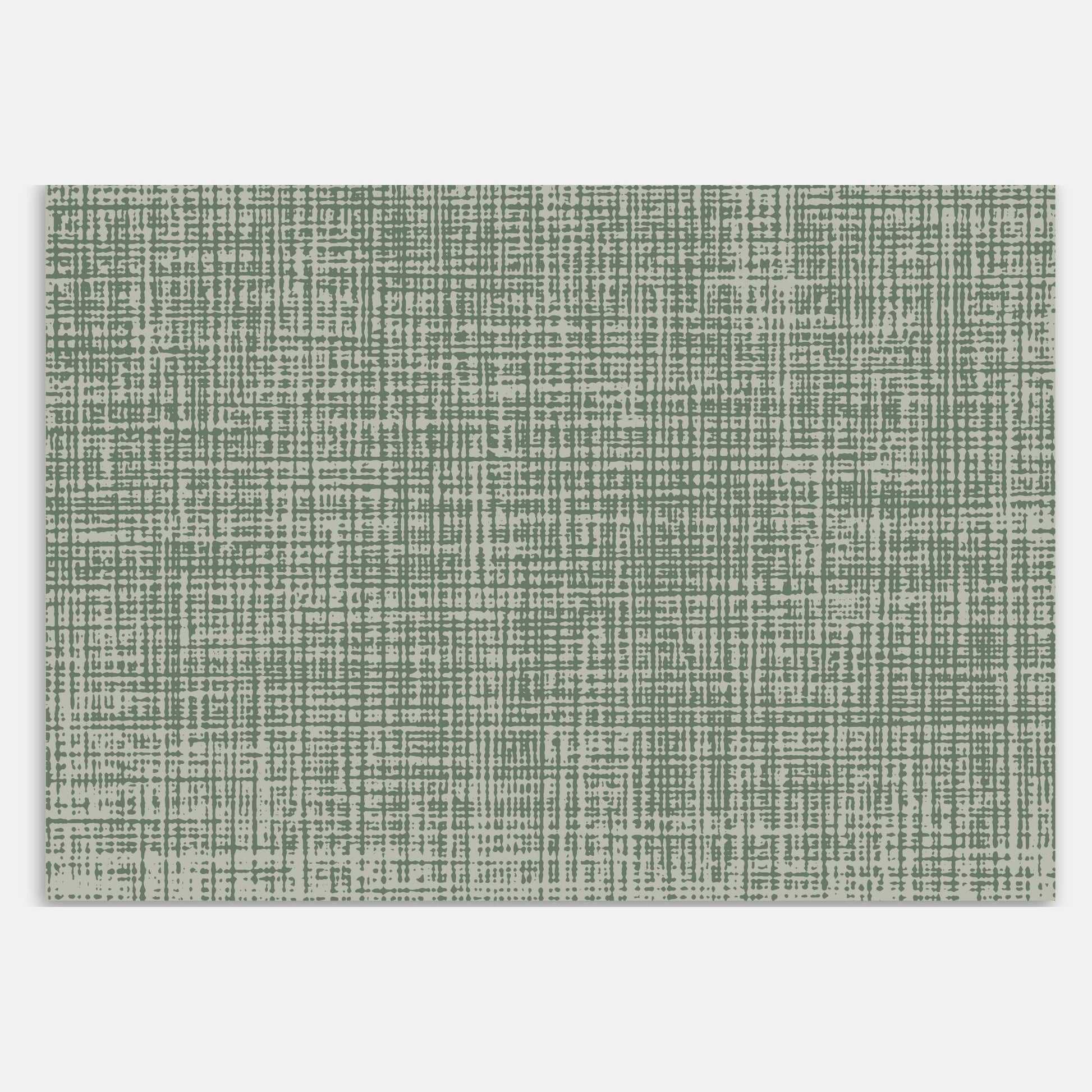 Swankymat green textured non-toxic foam play mat and exercise mat with modern grid pattern. 