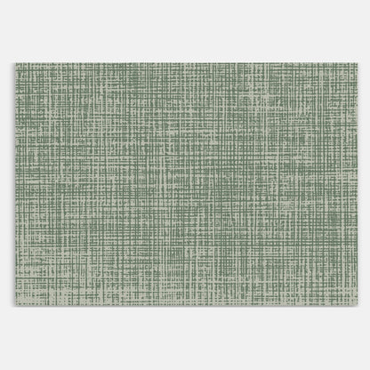Swankymat green textured non-toxic foam play mat and exercise mat with modern grid pattern. 