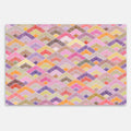 Swankymat pink extra large multicolor decorative non-toxic foam exercise mat and play mat with modern pattern for kids and home exercise.