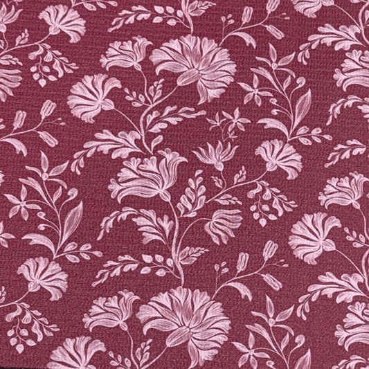 Swankymat Flora Pink non-toxic eco-friendly exercise mat and play mat closeup floral design