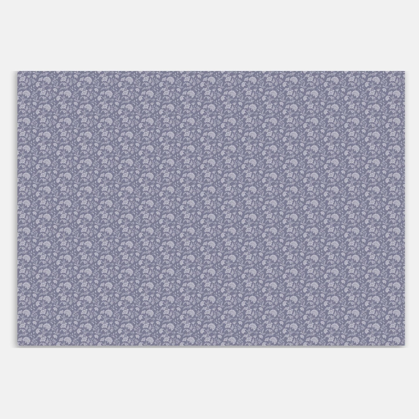 Swankymat non-toxic foam play mat and exercise mat with indigo floral pattern for living rooms, nurseries, or home exercise.