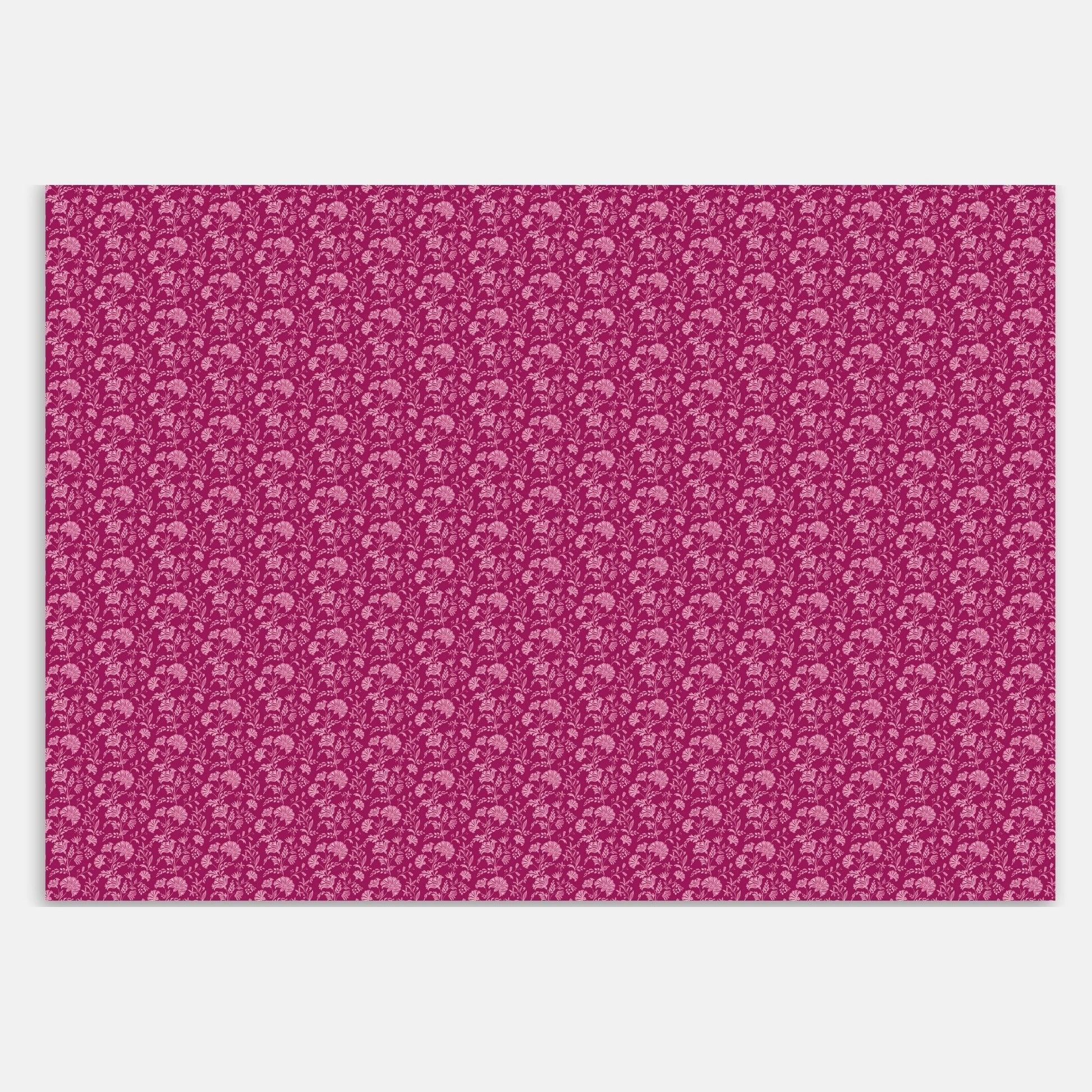 Swankymat non-toxic foam play mat and exercise mat with pink floral pattern for living rooms, nurseries, or workouts.