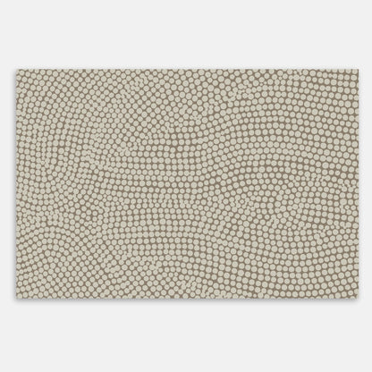 Swankymat non-toxic foam play mat with sandstone circle pattern for home and playroom use.