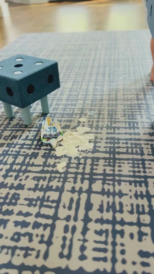 Wipe clean baby play mat for exercise