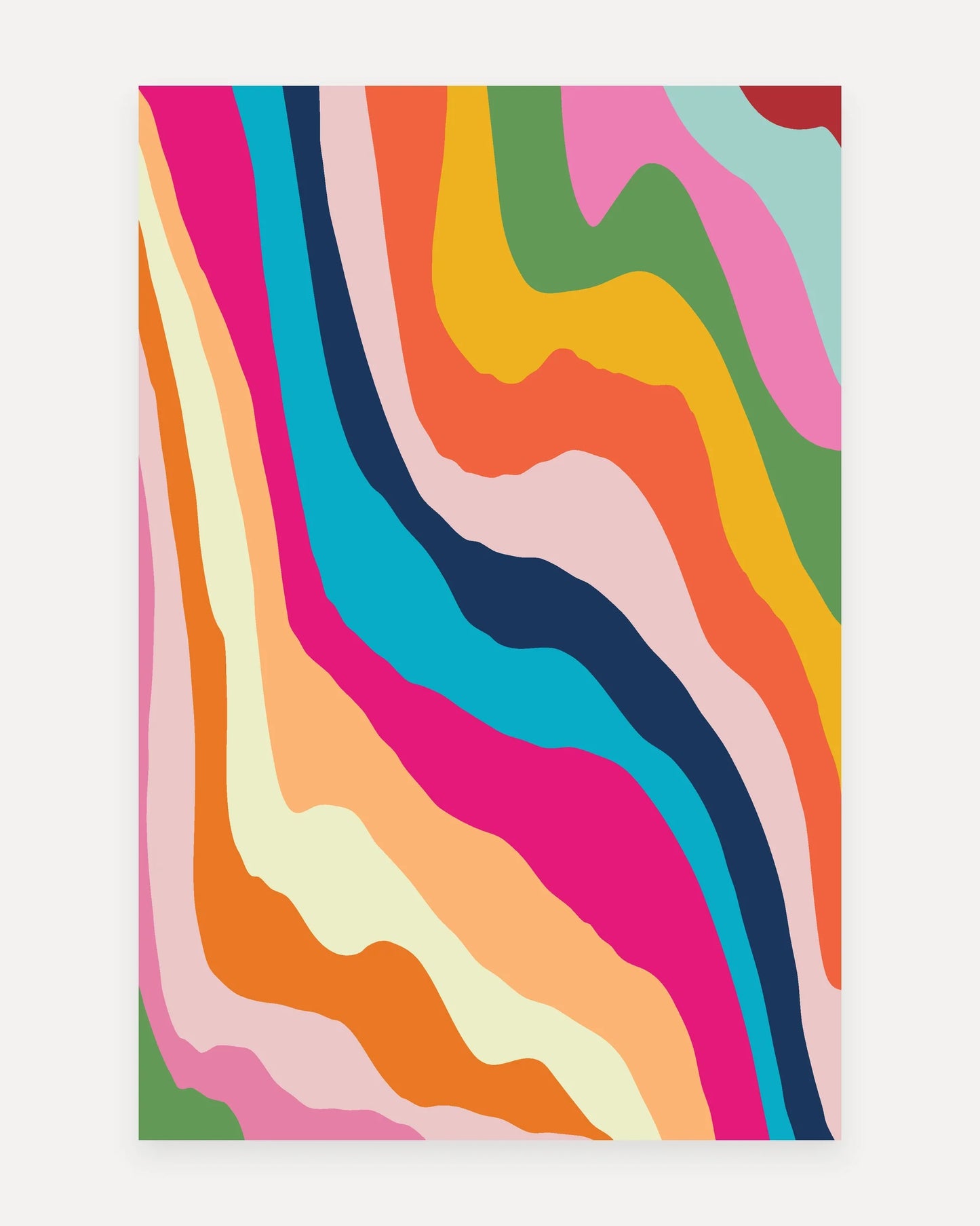 Swankymat Sand Art Multicolor non-toxic foam play mat and exercise mat, 6x9 ft size, Sand Art pattern shown flat from above