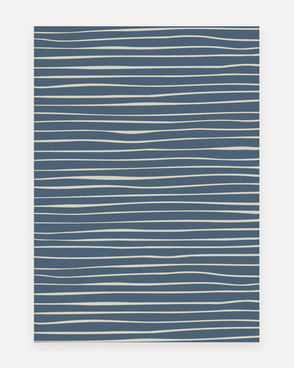 Swankymat Wavy Cove non-toxic foam play mat and exercise mat, 5x7 ft size, Wavy pattern shown flat from above