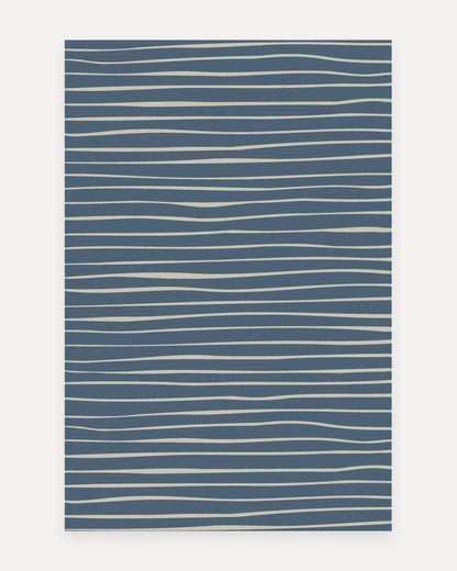 Swankymat Wavy Cove non-toxic foam play mat and exercise mat, 6x9 ft size, Wavy pattern shown flat from above