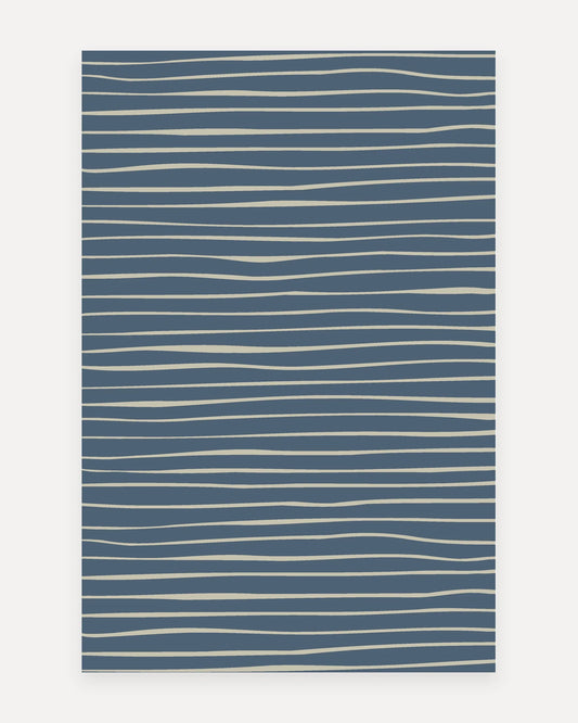 Swankymat Wavy Cove non-toxic foam play mat and exercise mat, 6x9 ft size, Wavy pattern shown flat from above